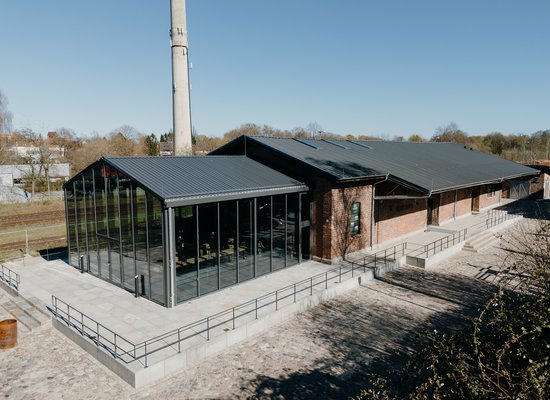 Drohnenaufnahme Kulturschuppen Drohnenaufnahme Kulturschuppen